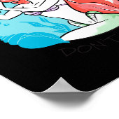 Mermaid Hair Dont Care Poster (Hoek)