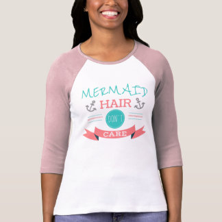 Mermaid Hair, geef geen Raglan T-shirt