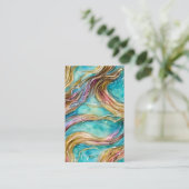 Mermaid Hair Graphic Visitekaartje (Staand voorkant)