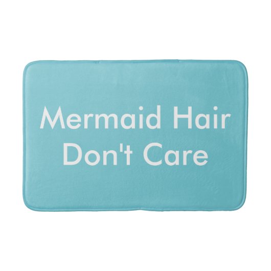 Mermaid Hair kan Bath Matt niet schelen Badmat (Voorkant)