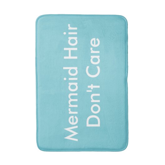 Mermaid Hair kan Bath Matt niet schelen Badmat (Voorkant Verticaal)