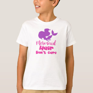 Mermaid Hair maakt niet uit, Mermaid Silhouette, T T-shirt