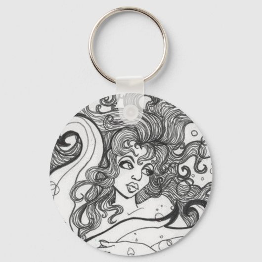 Mermaid Hair van Terrell Dorfeo Sleutelhanger (Voorkant)
