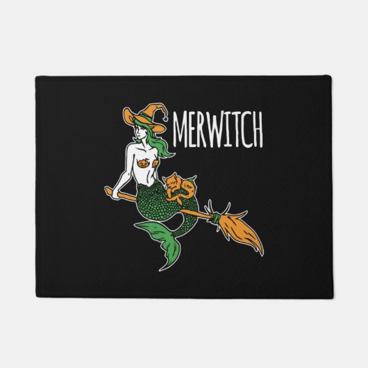 Mermaid Halloween Deurmat (Voorkant)