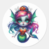 Mermaid Halloween Stickers (Voorkant)