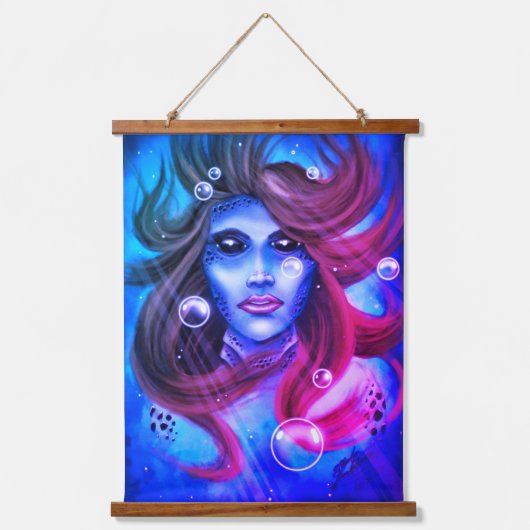 Mermaid Hangend Wandkleed (Voorkant)