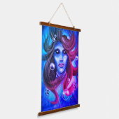 Mermaid Hangend Wandkleed (Gebogen)