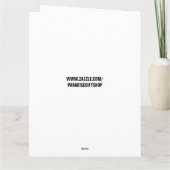 MERMAID HAPPY BIRTHDAY BEAUTIFULE MERMAID BIG KAAR KAART (Achterkant)