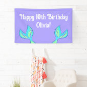 Mermaid Happy Birthday Spandoek (Insitu)
