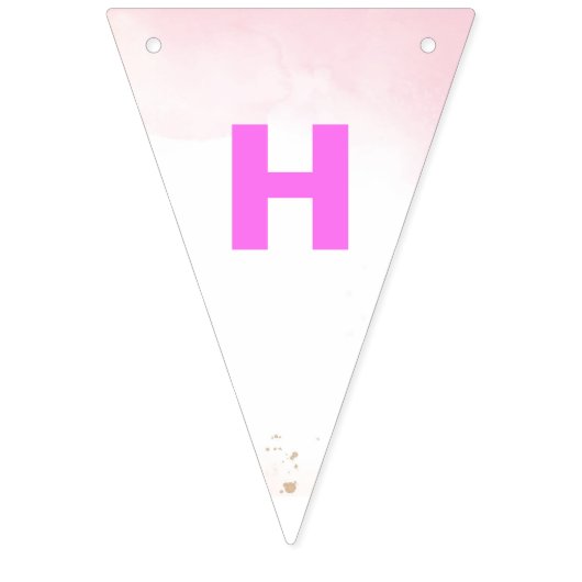 Mermaid Happy Birthday Vlaggetjes (Tweede vlag)