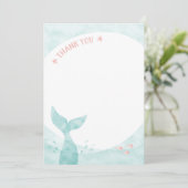 Mermaid Hartelijk dank Kaart (Staand voorkant)