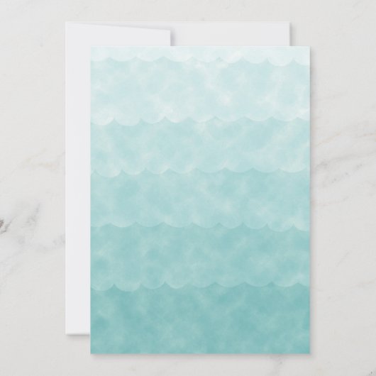 Mermaid Hartelijk dank Kaart (Achterkant)