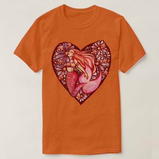 Mermaid Heart T-shirt (Design voorkant)