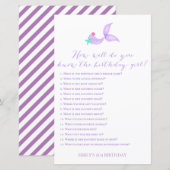 Mermaid Hoe goed ken je het verjaardagsmeisje? (Voorkant / Achterkant)