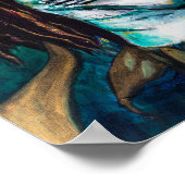 Mermaid Holding Herself Tenderly Poster (Hoek)