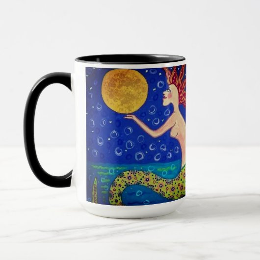 Mermaid Holding Moon Mok (Links)