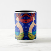 Mermaid Holding Moon Mok (Midden)