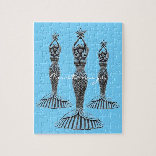 Mermaid Holding Star Thunder_Cove Legpuzzel (Verticaal)