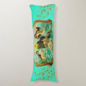 "Mermaid Holiday" Lichaamskussen (Voorkant Verticaal)