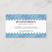 Mermaid Hologram Visitekaartje (Achterkant)