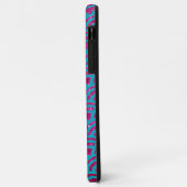 Mermaid Hot Pink Faux Glitter Ombre Case-Mate iPhone Case (Achterkant/links)