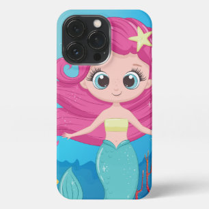 Mermaid I iPhone 13 Pro Slim Fit Hoesje, glanzend iPhone 13 Pro Hoesje