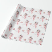 Mermaid I Love You Wrapping Paper Cadeaupapier (Uitgerold)
