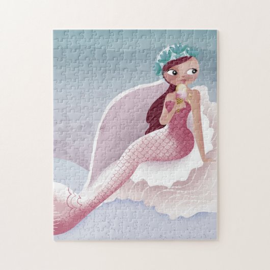 Mermaid Ice Cream Puzzle Legpuzzel (Verticaal)