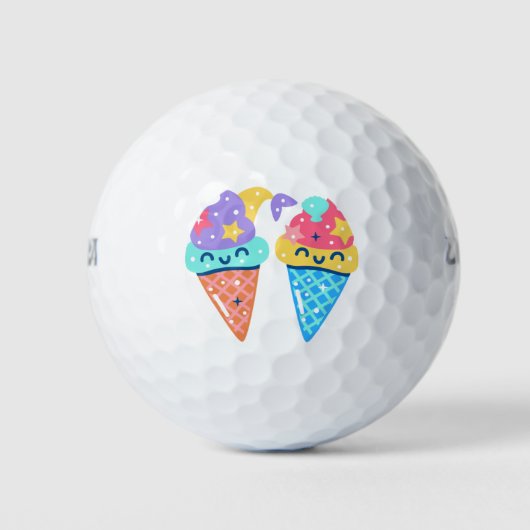 Mermaid icecream golfballen (Voorkant)