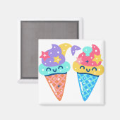 Mermaid icecream magneet (Voorkant / Achterkant)