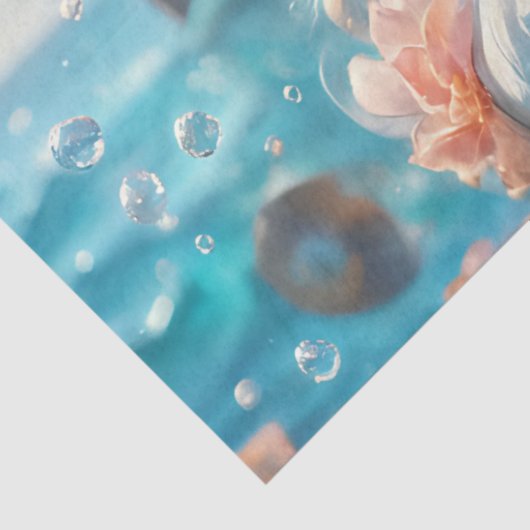 Mermaid Icy Blue - Pirates Cove coupage Tissuepapier (Detail)