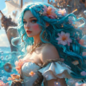 Mermaid Icy Blue - Pirates Cove coupage Tissuepapier