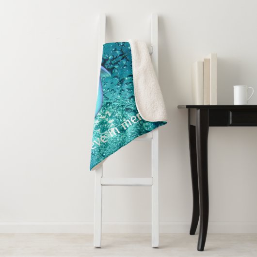 Mermaid - Ik geloof in Mermaids Sherpa Deken (In situ)