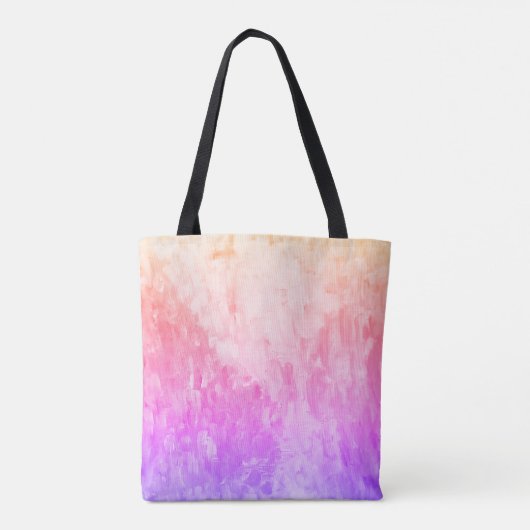 Mermaid Impressionist Ombré Painting Tote Bag (Achterkant)