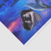 Mermaid in Love Tissue Paper Tissuepapier (Detail)