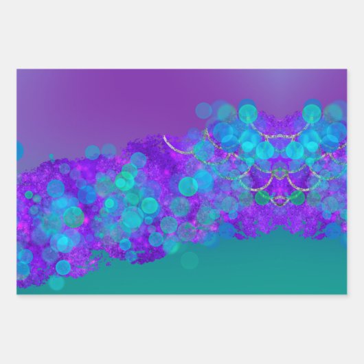 Mermaid Inpakpapier Vel (Voorkant 3)