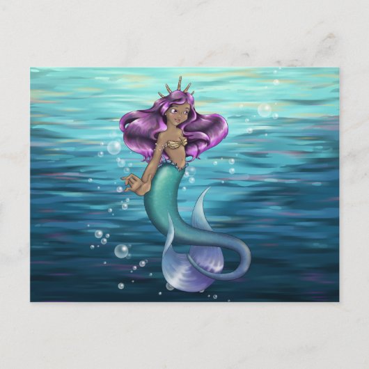Mermaid Iole Briefkaart (Voorkant)