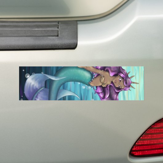 Mermaid Iole Bumpersticker (Op auto)