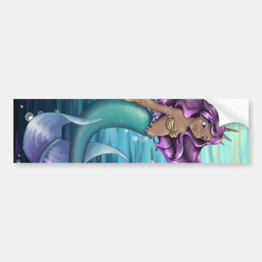 Mermaid Iole Bumpersticker (Voorkant)