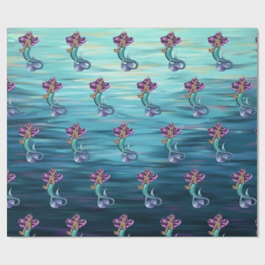 Mermaid Iole Cadeaupapier (Vlak)