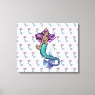 Mermaid Iole Canvas Afdruk