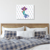 Mermaid Iole Canvas Afdruk (Insitu (Slaapkamer))