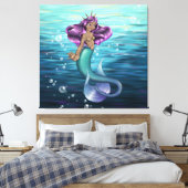 Mermaid Iole Canvas Afdruk (Insitu (Slaapkamer))