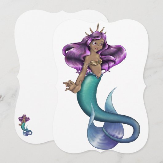 Mermaid Iole Kaart (Voorkant / Achterkant)