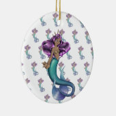 Mermaid Iole Keramisch Ornament (Rechts)
