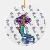 Mermaid Iole Keramisch Ornament (Achterkant)