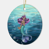 Mermaid Iole Keramisch Ornament (Links)