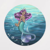 Mermaid Iole Labels (Design 2)