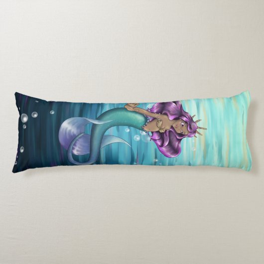 Mermaid Iole Lichaamskussen (Voorkant)