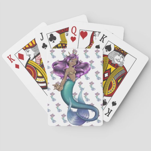 Mermaid Iole Pokerkaarten (Achterkant)